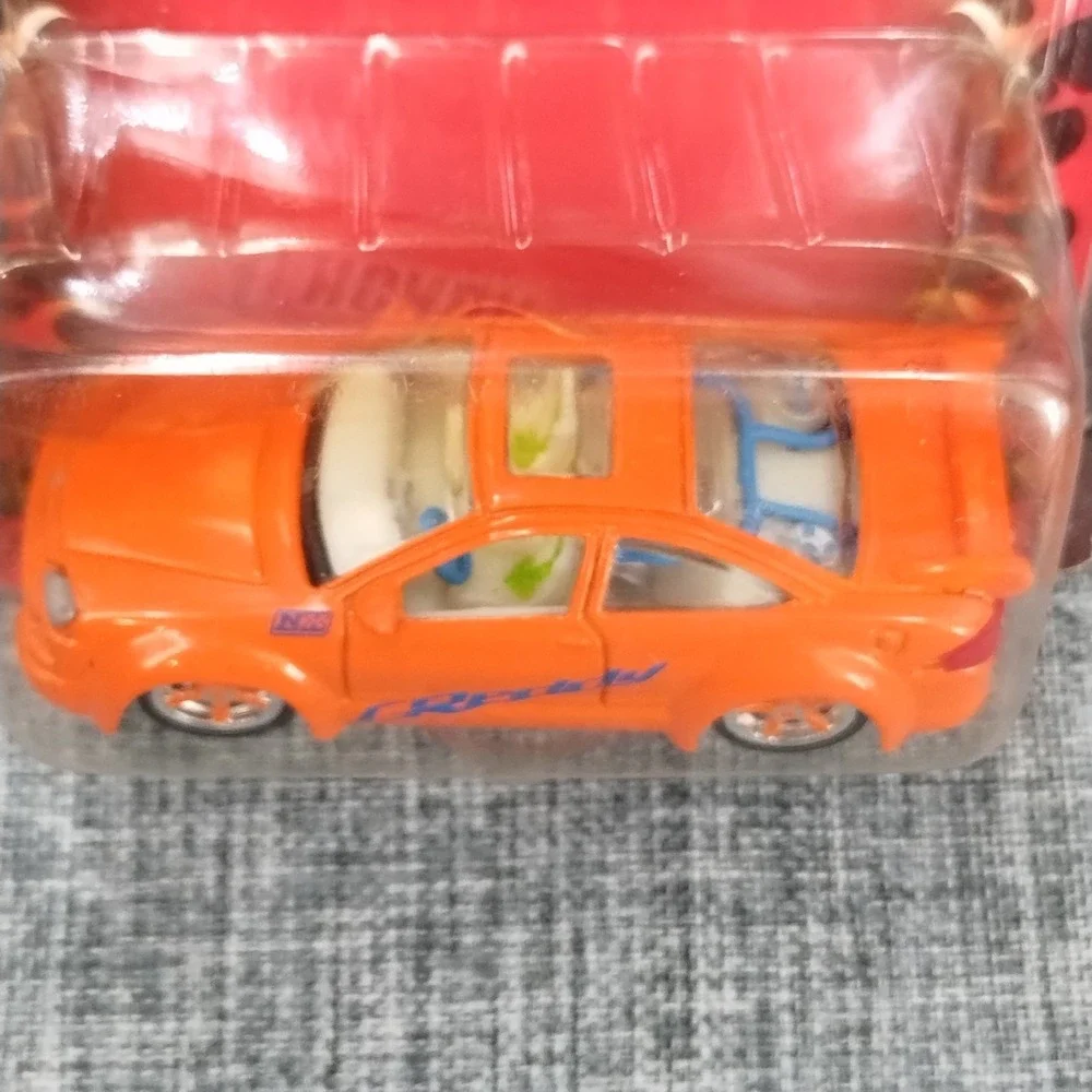 LOT OF 2 Motorworks Diecast Tuner Series 1 Honda Civic Si Yellow & Orange NIB